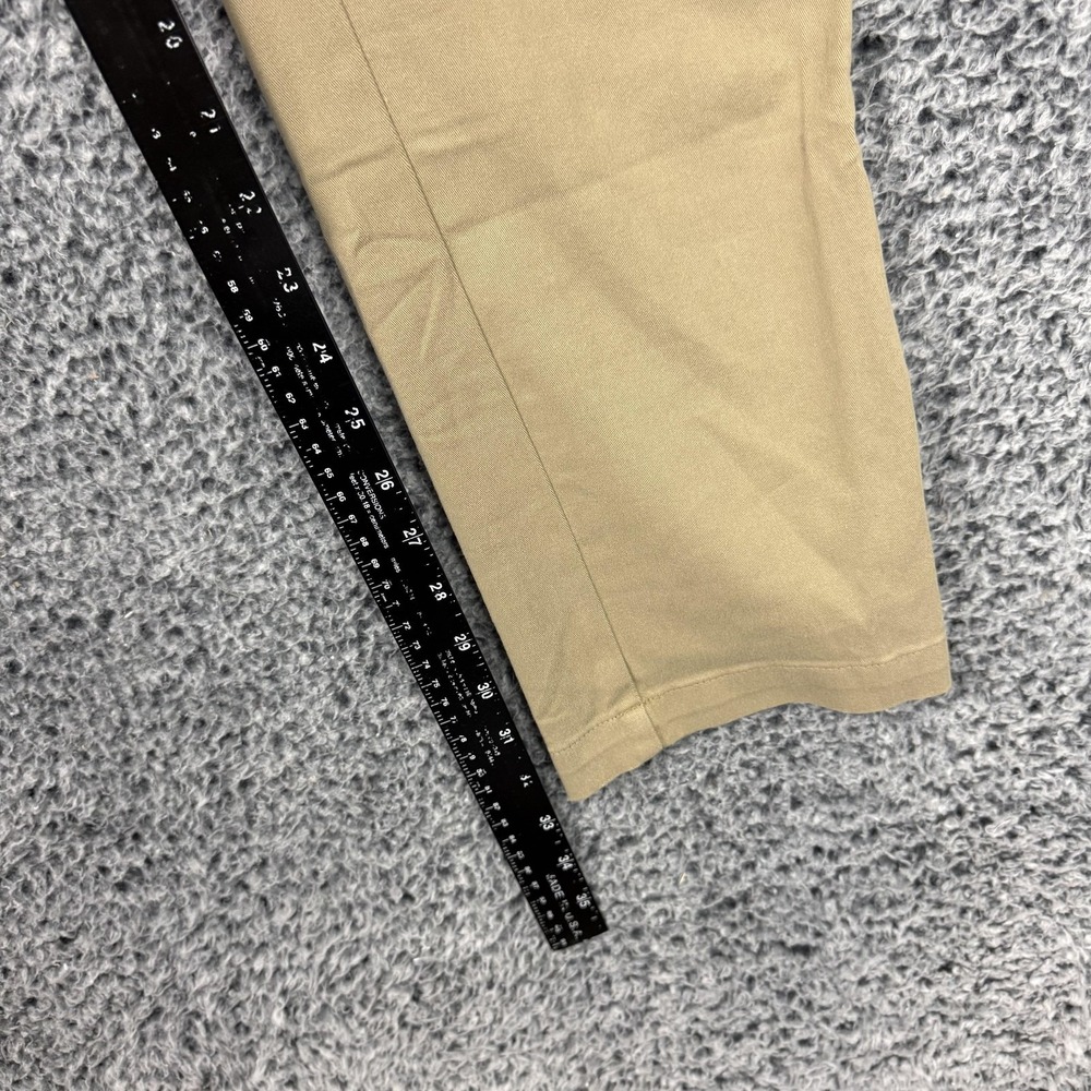Cove Pants Mens 38x34 Beige Chino Slim Fit Elastic Waist Stretch Casual - Picture 11 of 13